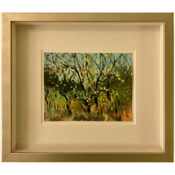 October, Mimi Sheiner October Painting by Mimi Sheiner